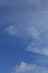 Freshness concepts- bright blue sky with clouds,