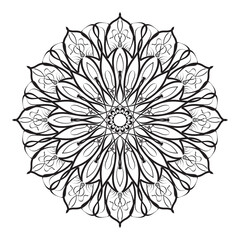 Natural circular mandala art decoration