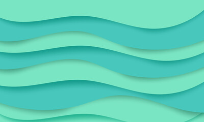 Abstract papercut background. modern wavy composition. blue paper layers. Fluid shapes .Paper cut style, 3d effect imitation, space for text. Fit for banner, invitation, poster or web site design