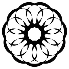 circle symbol logo simple and modern
