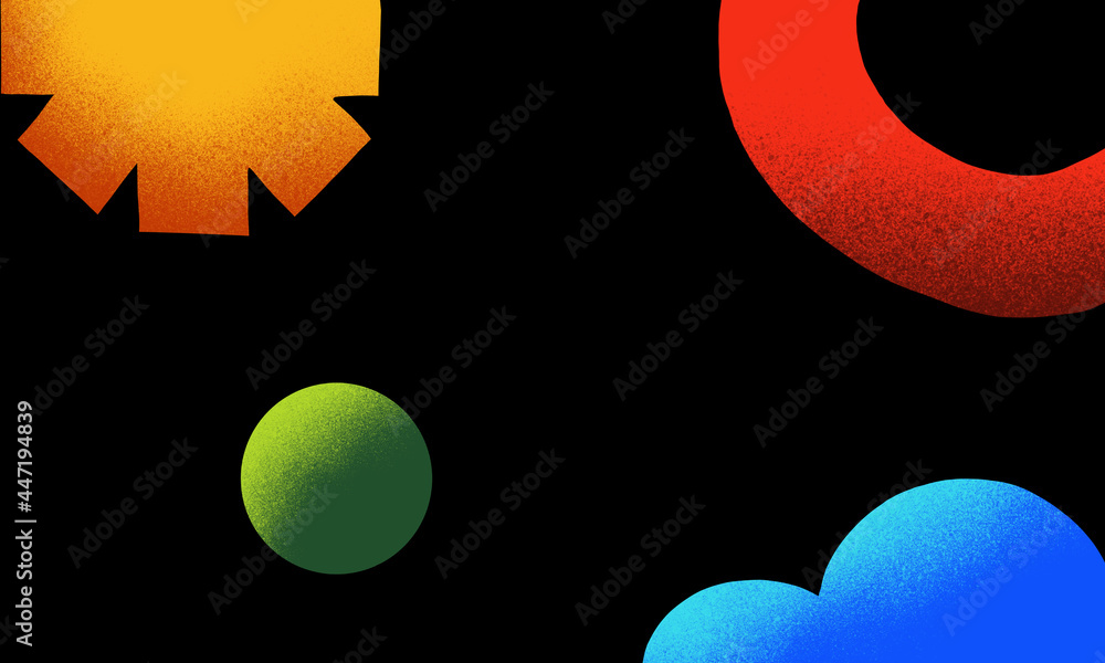 Poster the brutalist shape background with spacious area for copy space. striking and unadorned background 