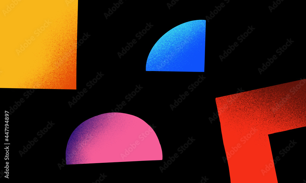 Poster the brutalist shape background with spacious area for copy space. striking and unadorned background 