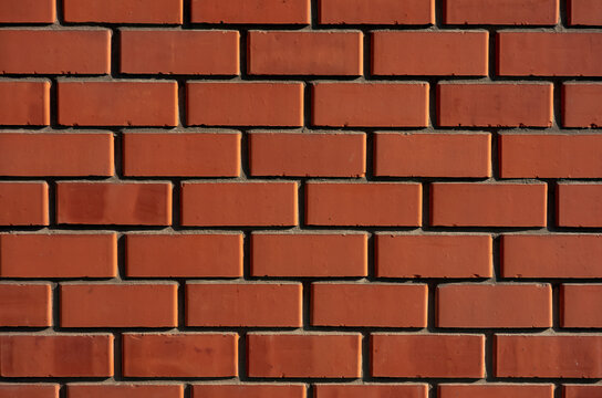 Panoramic view of empty, old, red brick wall. Background. Stock Photo |  Adobe Stock