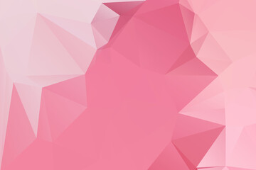Pink Abstract Color Polygon Background Design, Abstract Geometric Origami Style With Gradient