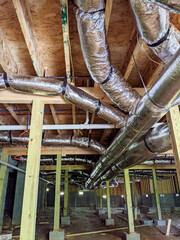 the art of hvac ductwork in a residential crawl space
