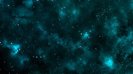 Nebula Space Background Blue