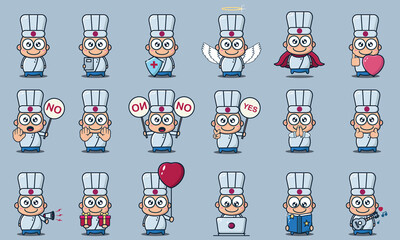 cute chef cartoon, bundle se