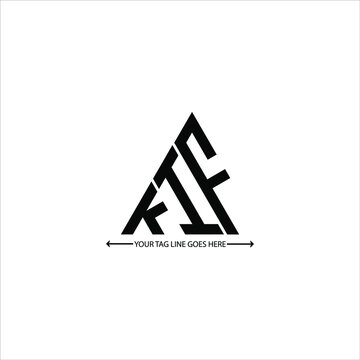 KIF letter logo creative design. KIF unique design
