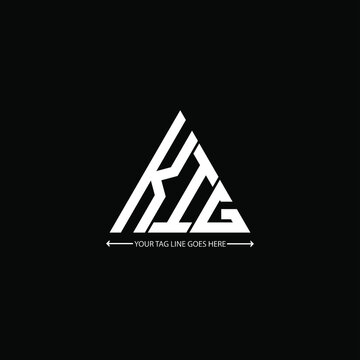 KIG letter logo creative design. KIG unique design