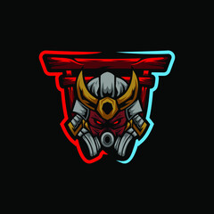 Mask Logo Warior  japan spartan