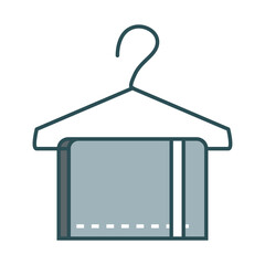 towel in hanger