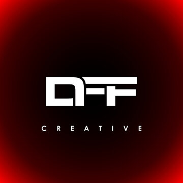 DFF Letter Initial Logo Design Template Vector Illustration
