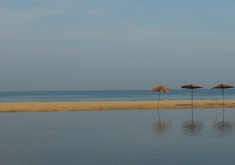this is an image of a serene beach 