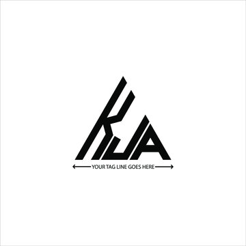 KJA letter logo creative design. KJA unique design

