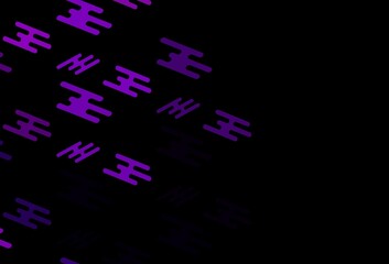 Dark Pink, Blue vector pattern with narrow lines.