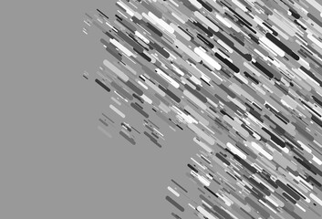 Light Silver, Gray vector template with repeated sticks.