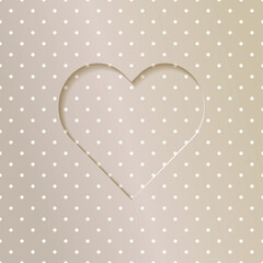 heart on the background