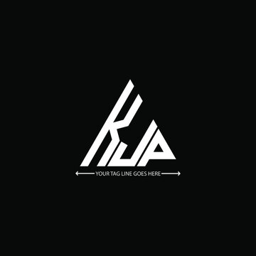 KJP letter logo creative design. KJP unique design