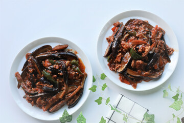 麻婆茄子　二人前