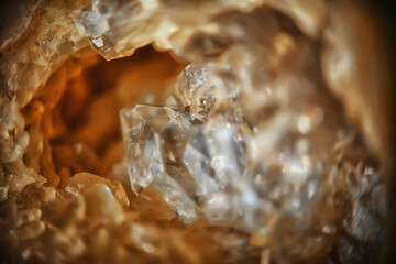 quartz crystals in nature druse gem gemstone