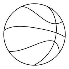 Basketball Outline Vector