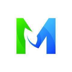 Letter Leaf Logo design