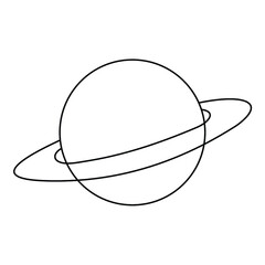 PLanet Outline Vector