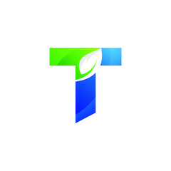 Letter Leaf Logo design