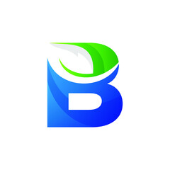 Letter Leaf Logo design