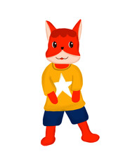red fox cartoon