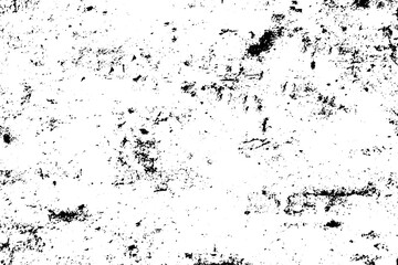 Vector grunge black and white splats texture background.