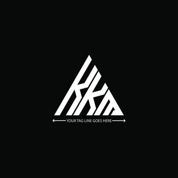 KKM letter logo creative design. KKM unique design

