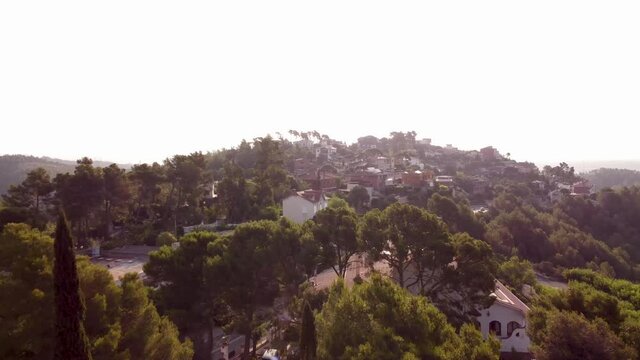 vista a&eacute;rea pueblo