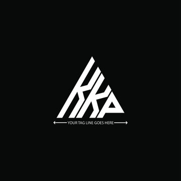 KKP letter logo creative design. KKP unique design