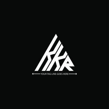 KKR letter logo creative design. KKR unique design