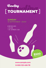 Bowling ball and pins isolated on background