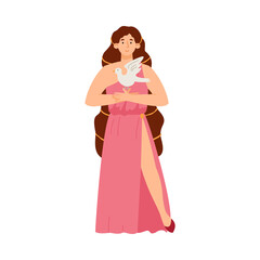 Aphrodite greek goddess of beauty, beautiful woman venus born from sea foam.