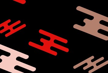 Dark Pink, Yellow vector background with straight lines.