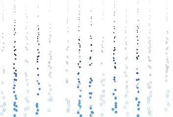 Light BLUE vector cover with polygonal style.