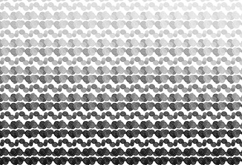 Light Silver, Gray vector background with bent ribbons.