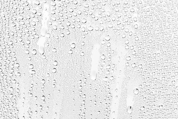 white background water drops on glass, abstract design overlay wallpaper