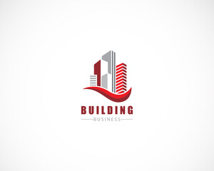 building logo creative architect city real estate logo
