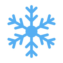Snowflake icon isolated on white background