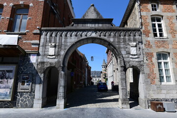 bautiful view of the city of Chimay in Belgium