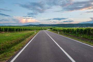 road in the countryside