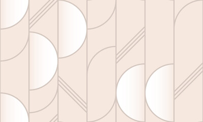 Pink geometric background, seamless pattern. Vector illustration