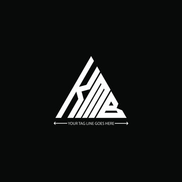 KMB letter logo creative design. KMB unique design