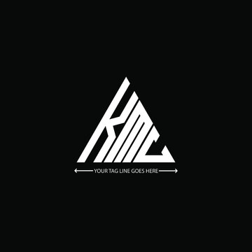 KMC letter logo creative design. KMC unique design
