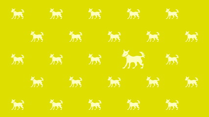 Dog Pattern Background
