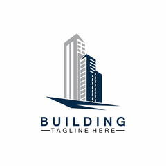 Building logo vector illustration design,Real Estate logo template, Logo symbol icon